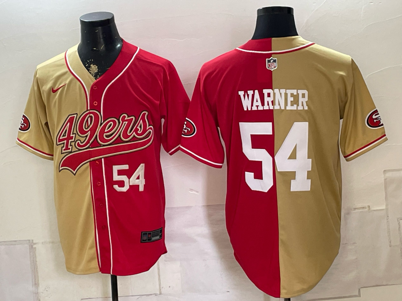 Men 2026 San Francisco 49ers #54 Warner red Nike Limited NFL Jersey 0811003